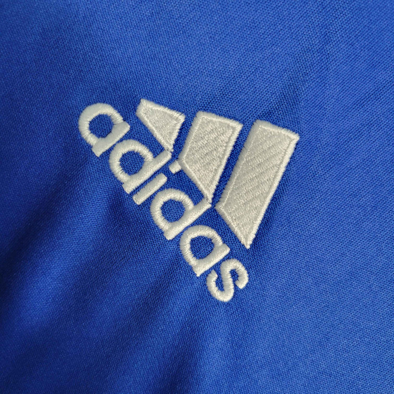 Camisa Manga Longa Palmeiras 2019/20 - Adidas Retrô Masculina - Azul/Brancab