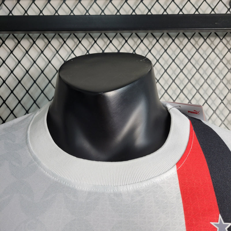 Camisa Milan Away 2023/24 - Puma Jogador Masculina - Branca/Preta