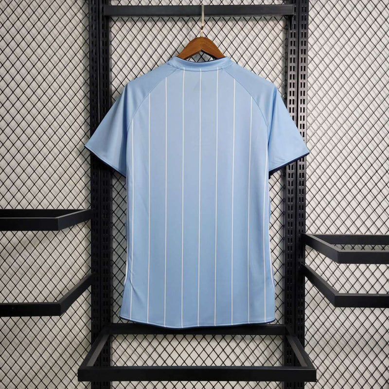 Camisa Manchester City Home 2008/09 - Sportif Retrô Masculina - Azul/Branca