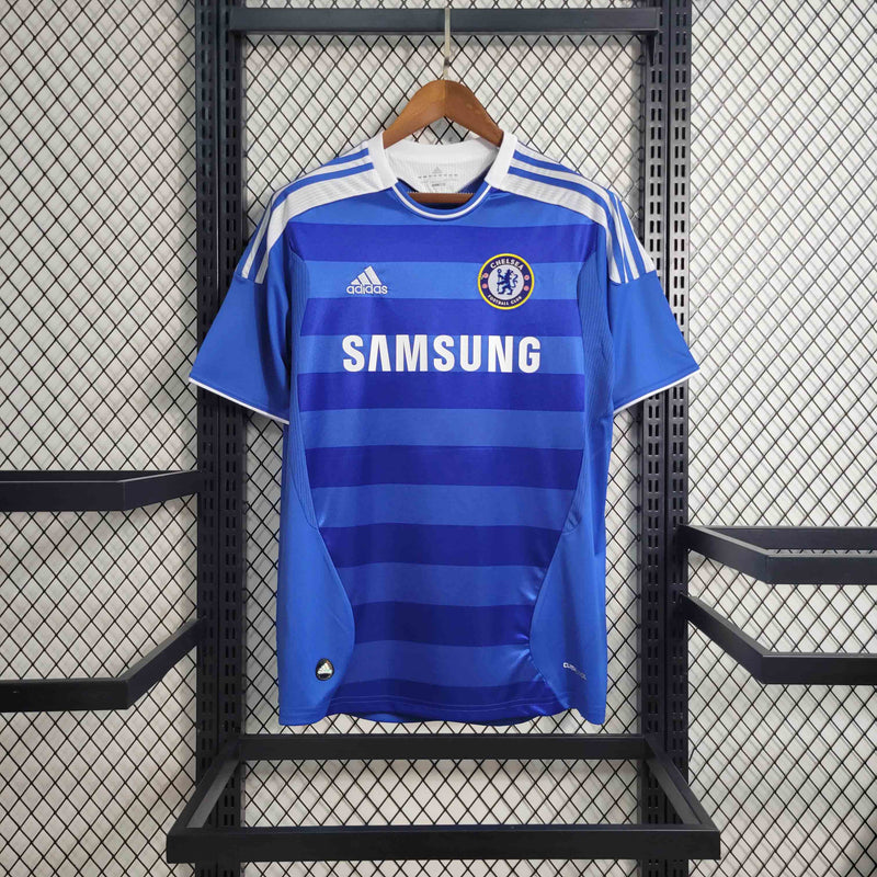 Camisa Chelsea Home 2012 - Adidas Retrô Masculina - Azul/Branca