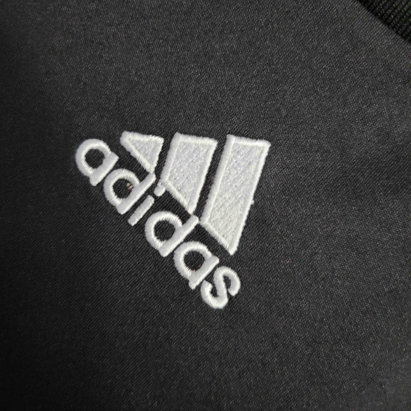 Camisa Milan Away 2007/08 - Adidas Retrô Masculina - Preta/Vermelha