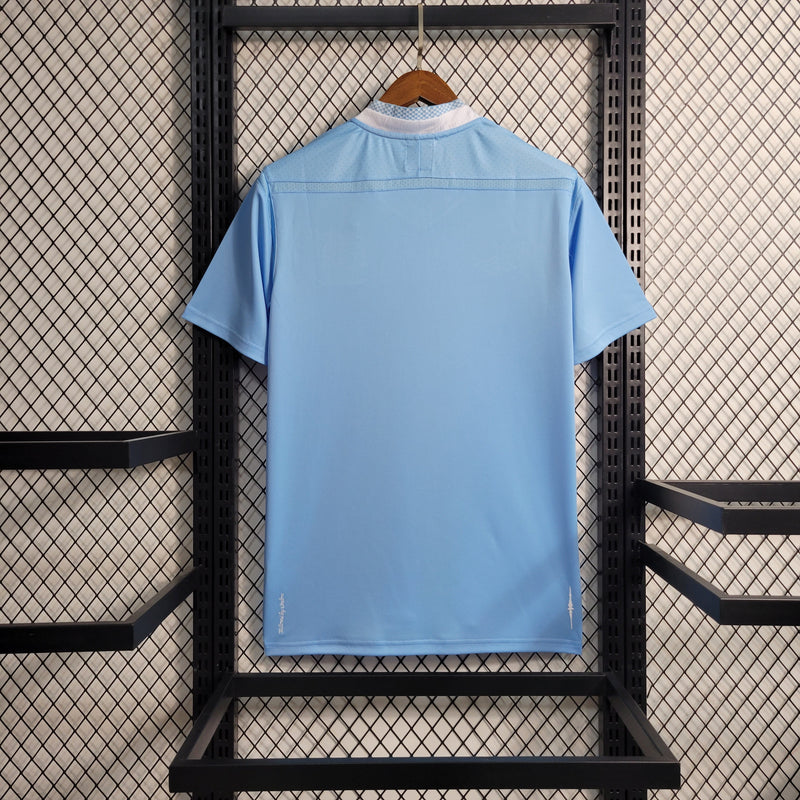 Camisa Manchester City Home 2011/12 - Umbro Retrô Masculina - Azul/Branca