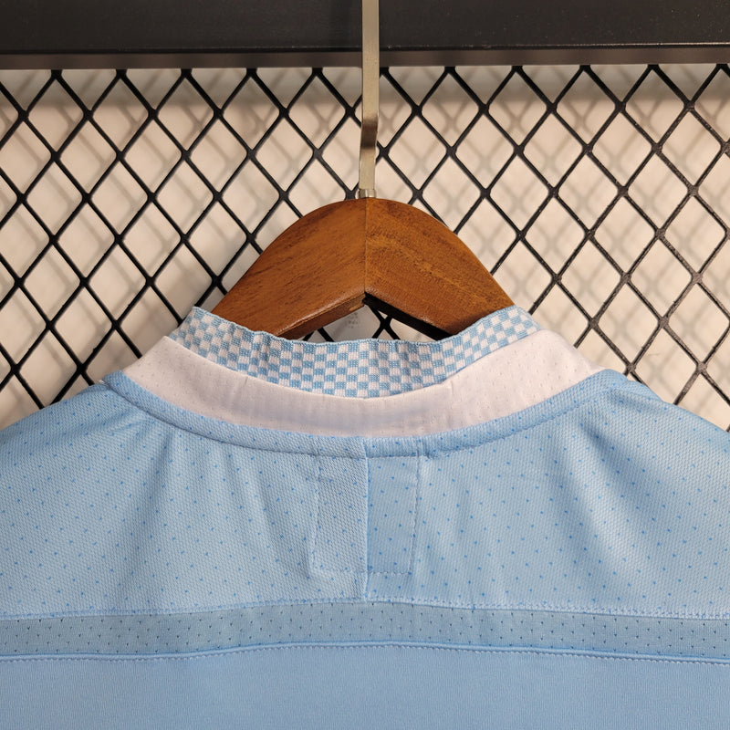 Camisa Manchester City Home 2011/12 - Umbro Retrô Masculina - Azul/Branca