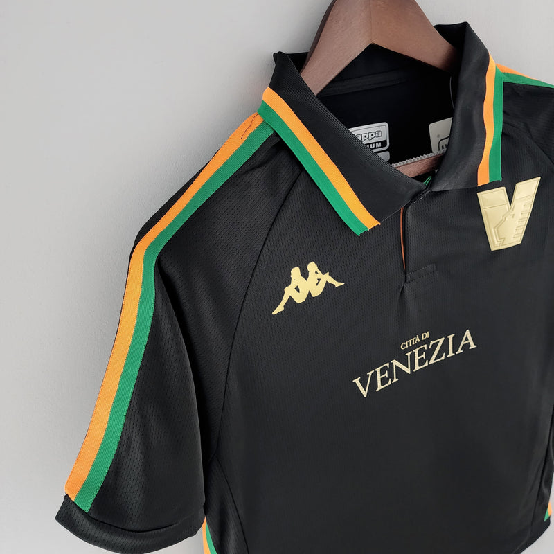 Camisa Venezia Home 2022/23 - Kappa Torcedor Masculina - Preta/Dorada
