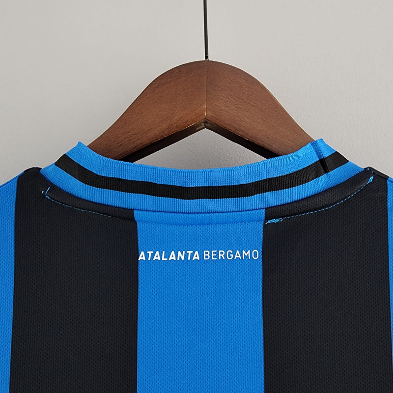 Camisa Atalanta Home 2022/23 - Retrô Masculina - Azul/Preta