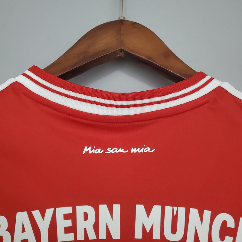 Camisa Bayern de Munique Home 2013/14 - Champions League - Adidas Retrô Masculina - Vermelha/Branca