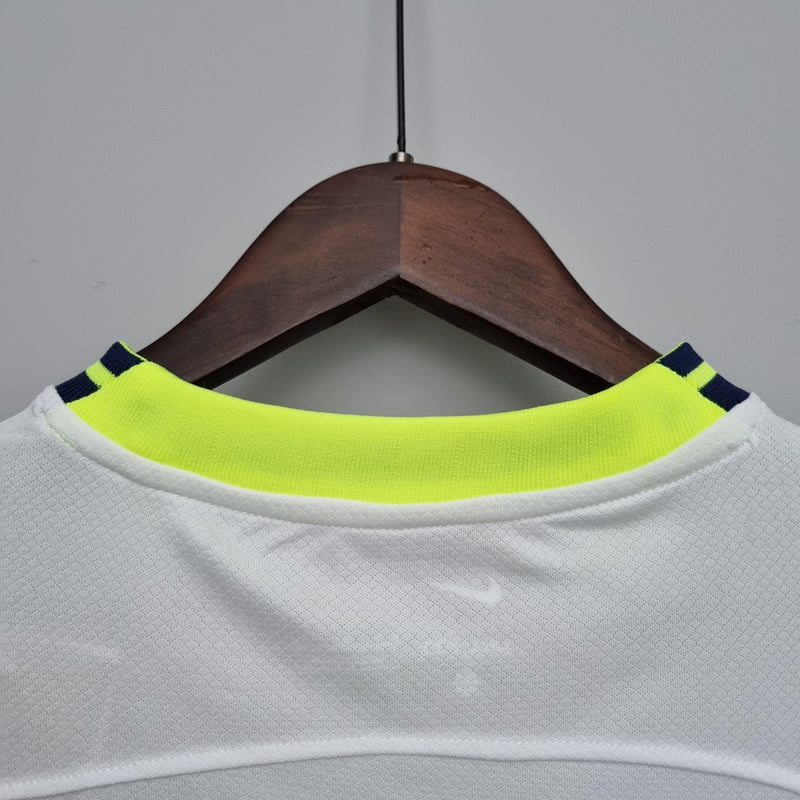 Camisa Tottenham Home 2022/23 - Nike Torcedor Masculina - Branca/Amarela Florecente
