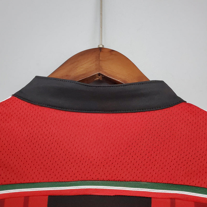 Camisa Milan Home 2014/15 - Adidas Retrô Masculina - Vermelha/Preta