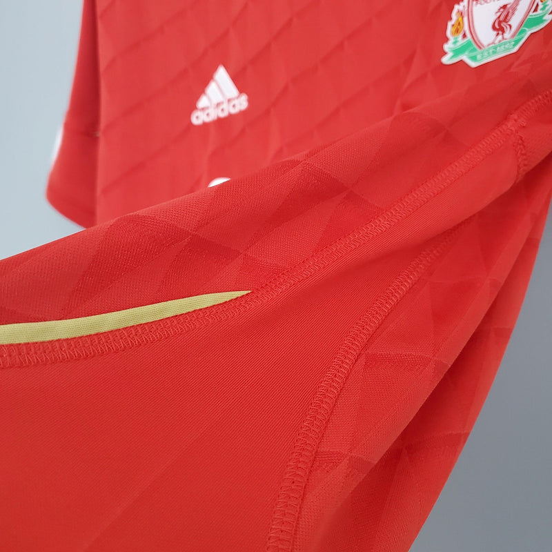 Camisa Liverpool Home 2010/11 - Adidas Retrô Masculina - Vermelha/Branca