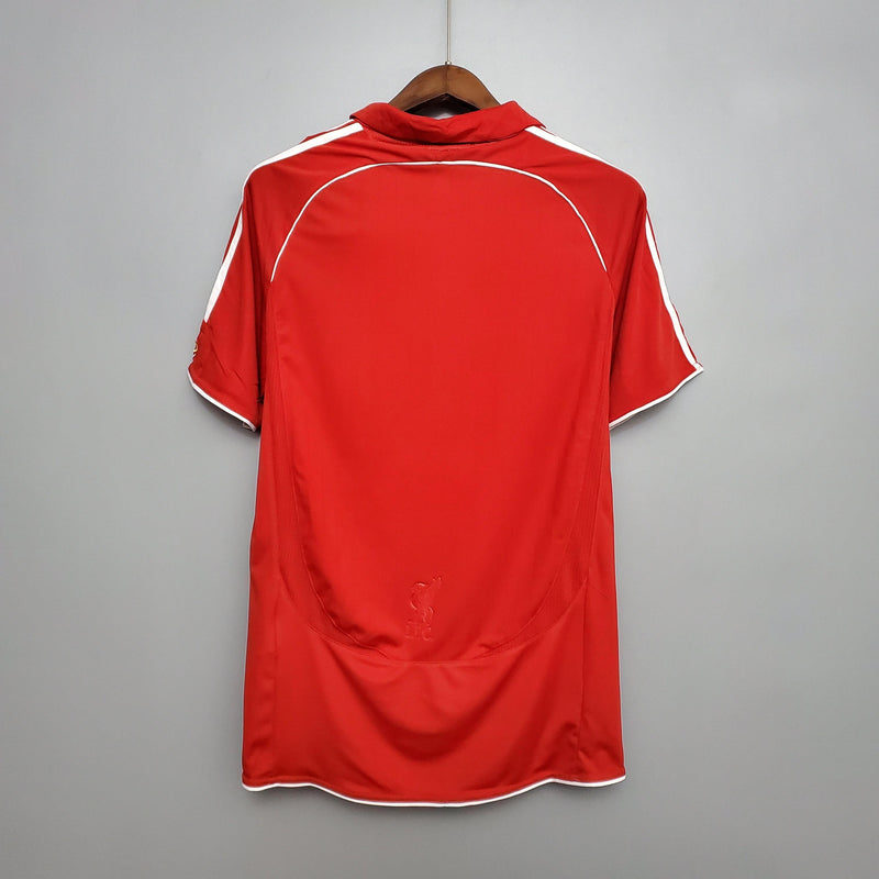 Camisa Liverpool Home 2006/07 - Adidas Retrô Masculina - Vermelha/Branca