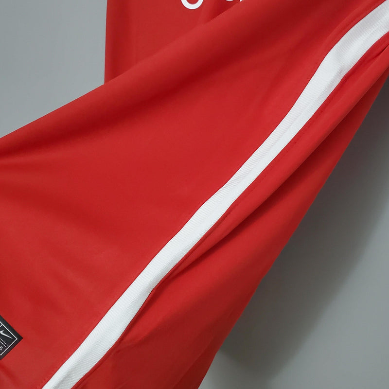 Camisa Liverpool Home 2020/21 - Nike Torcedor Masculina - Vermelha/Branca