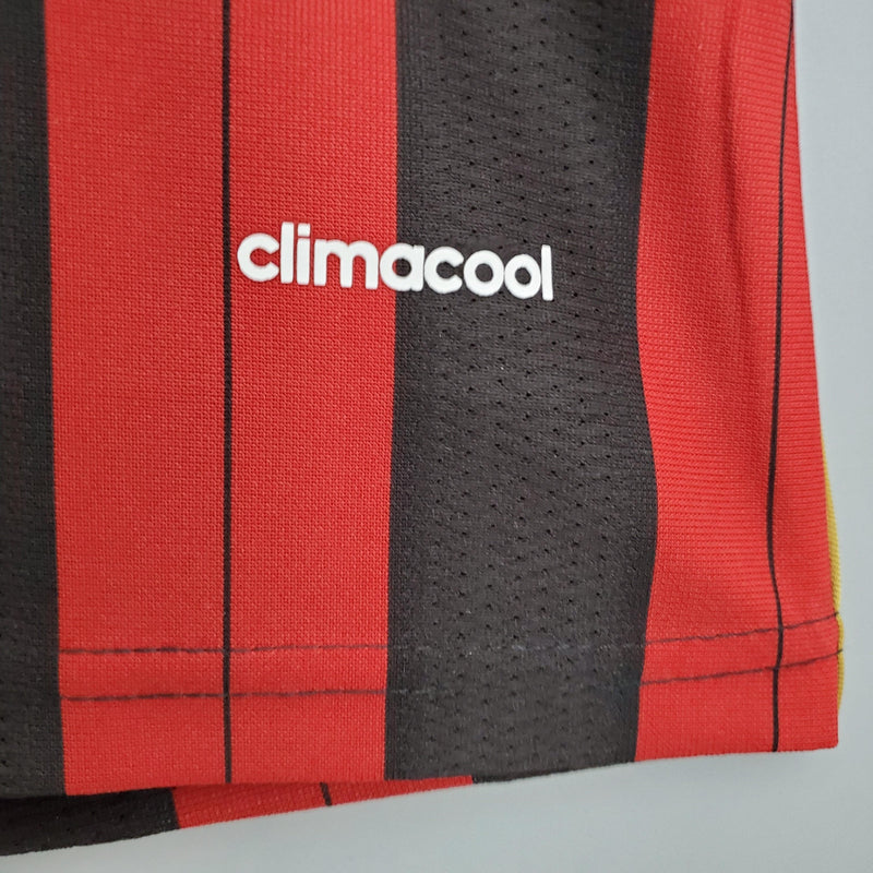 Camisa Milan Home 2013/14 - Adidas Retrô Masculina - Vermelha/Preta