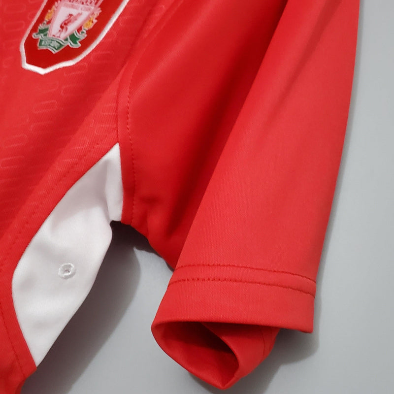 Camisa Liverpool Home 2005 - Champions League - Retrô Masculina - Vermelha