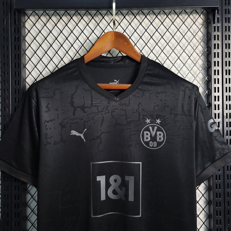 Camisa Borussia Dortmund Away 2023/24 - Puma Torcedor Masculina - Preta