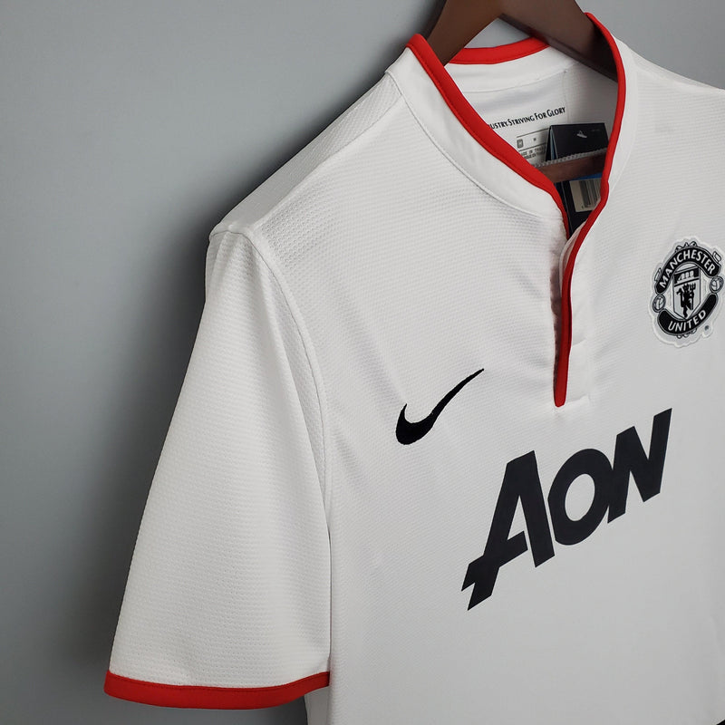 Camisa Manchester United Away 2013/14 - Nike Retrô Masculina - Branca