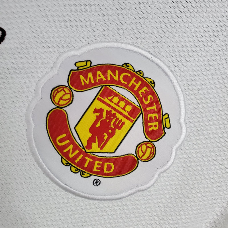 Camisa Manchester United Away 2008/09 - Champions League - Nike Retrô Masculina - Branca