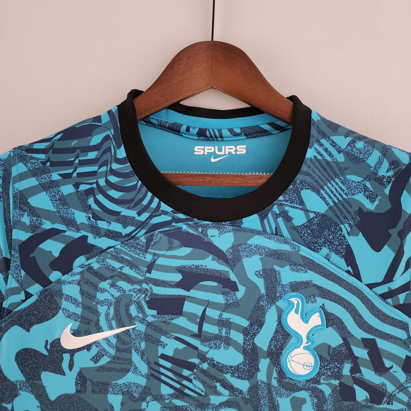 Camisa Tottenham Away 2022/23 - Nike Torcedor Masculina - Azul/Branca