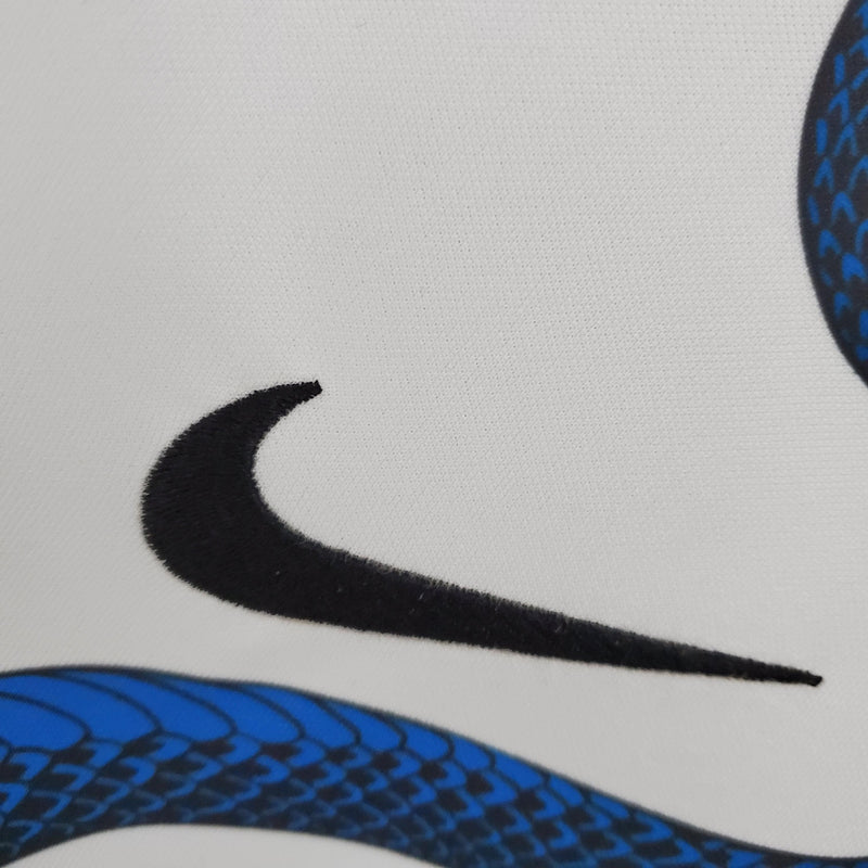 Camisa Inter de Milão Away 2021/22 - Nike Torcedor Masculina - Branca/Azul