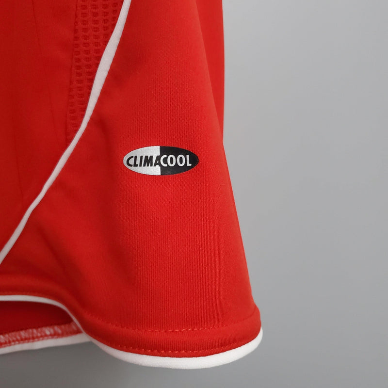 Camisa Liverpool Home 2006/07 - Adidas Retrô Masculina - Vermelha/Branca
