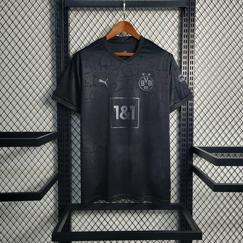 Camisa Borussia Dortmund Away 2023/24 - Puma Torcedor Masculina - Preta