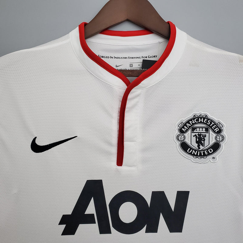 Camisa Manchester United Away 2013/14 - Nike Retrô Masculina - Branca