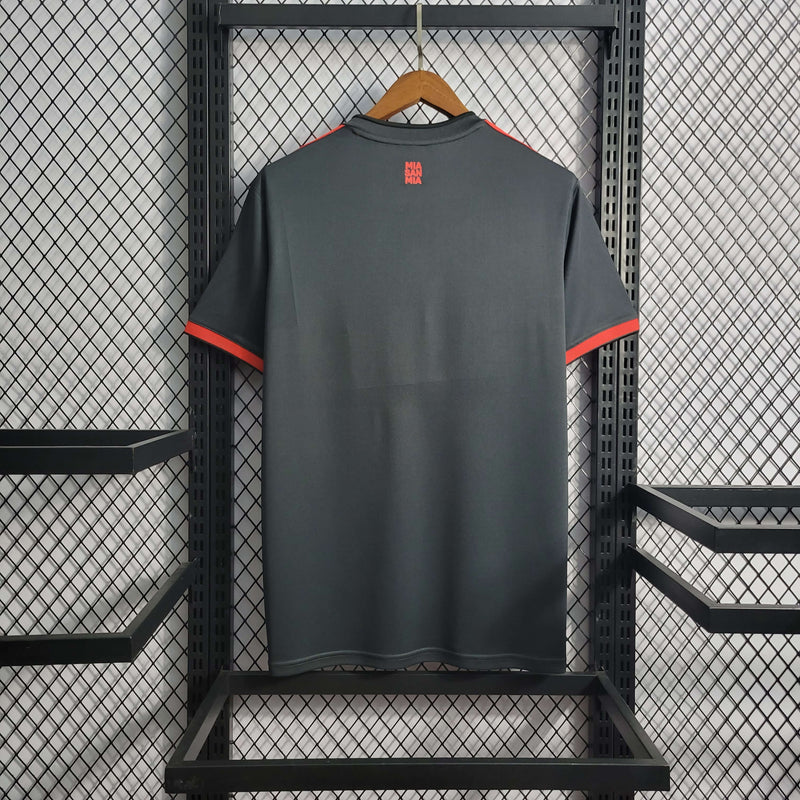 Camisa Bayern de Munique III 2022/23 - Adidas Torcedor Masculina - Preta/Vermelha
