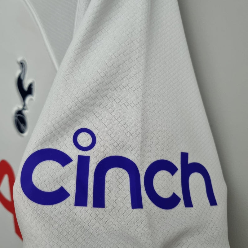 Camisa Tottenham Home 2022/23 - Nike Torcedor Masculina - Branca/Amarela Florecente