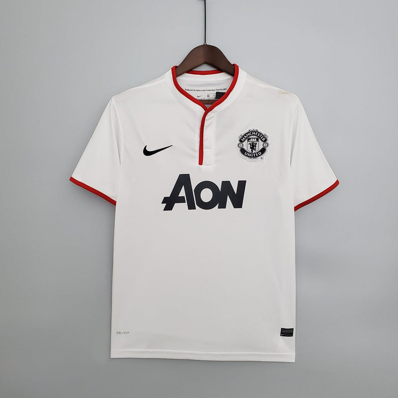 Camisa Manchester United Away 2013/14 - Nike Retrô Masculina - Branca