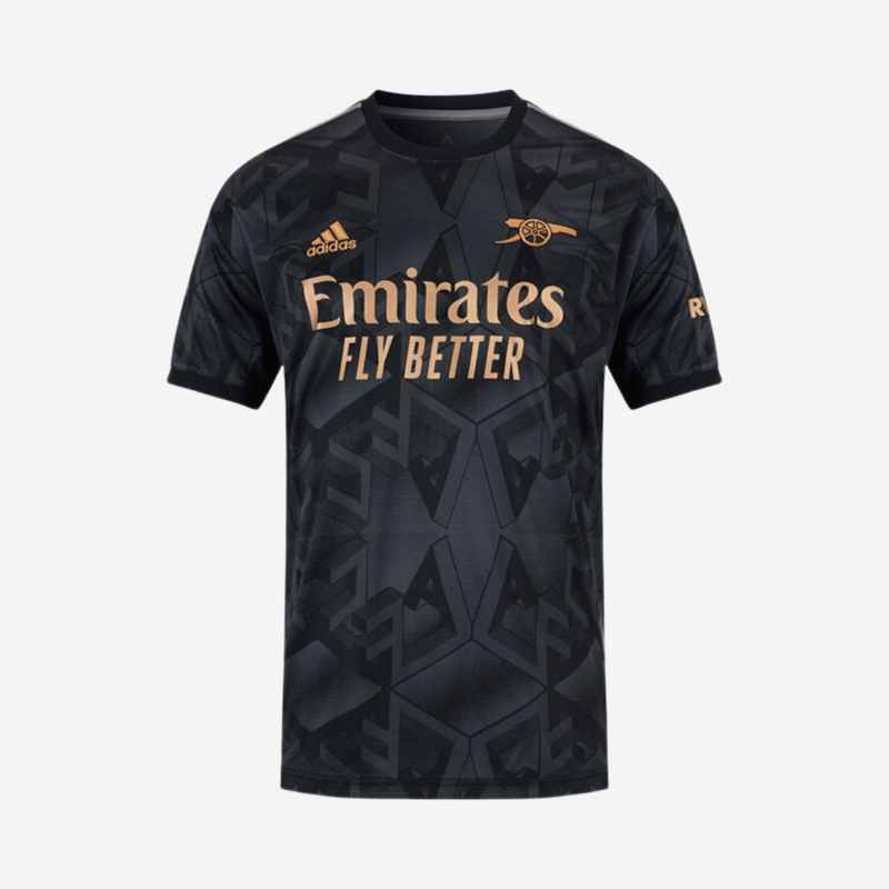 Camisa Arsenal Away 2022/23 - Adidas Torcedor Masculina - Preta/Dorada