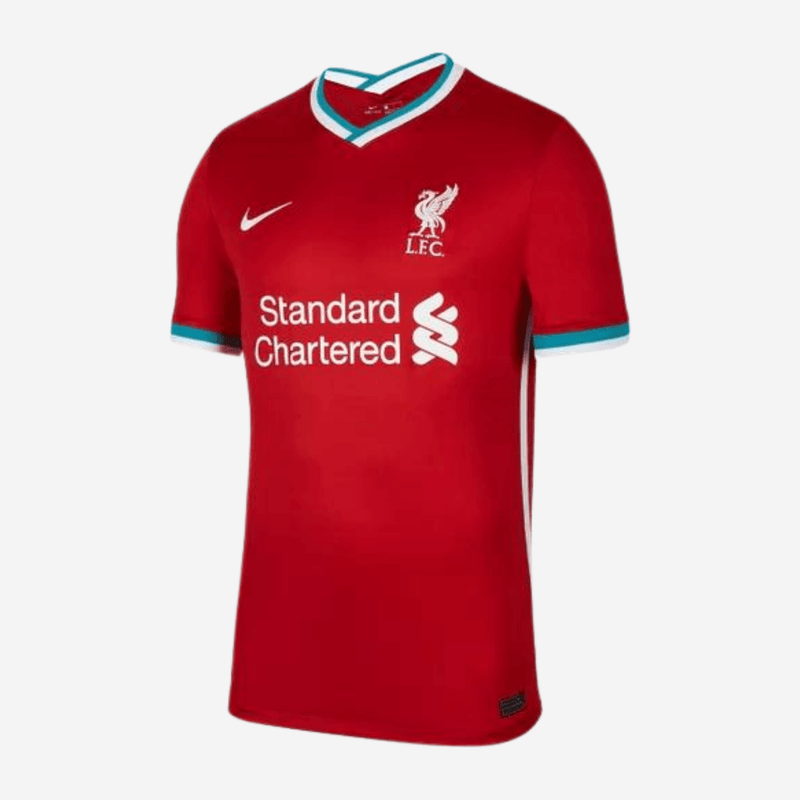 Camisa Liverpool Home 2020/21 - Nike Torcedor Masculina - Vermelha/Branca