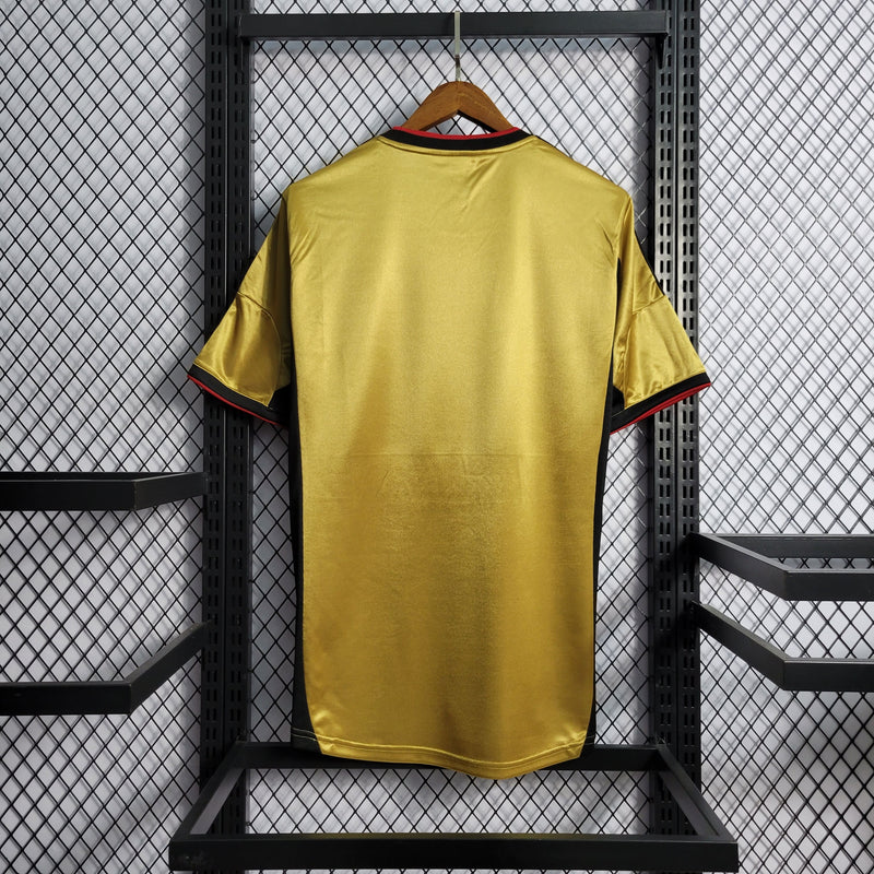 Camisa Milan III 2013/14 - Adidas Retrô Masculina - Dorada/Preta