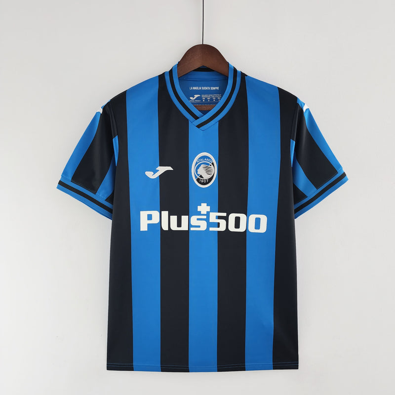 Camisa Atalanta Home 2022/23 - Retrô Masculina - Azul/Preta