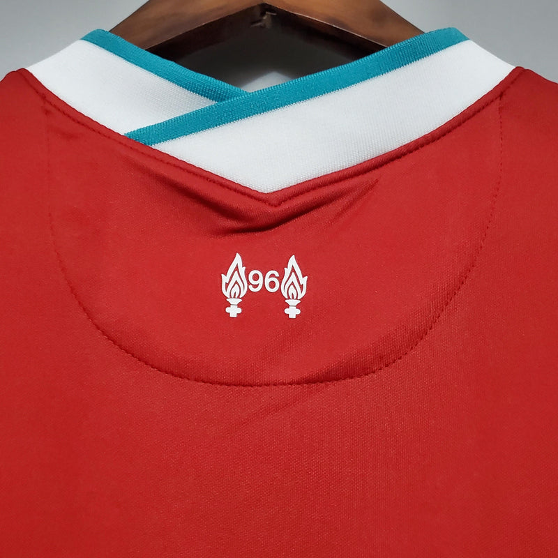 Camisa Liverpool Home 2020/21 - Nike Torcedor Masculina - Vermelha/Branca