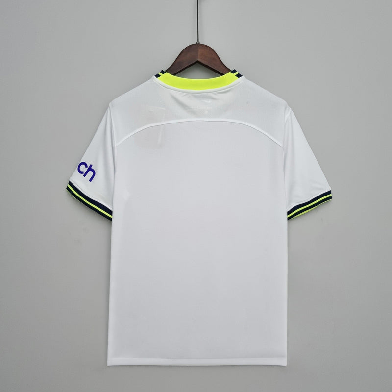 Camisa Tottenham Home 2022/23 - Nike Torcedor Masculina - Branca/Amarela Florecente