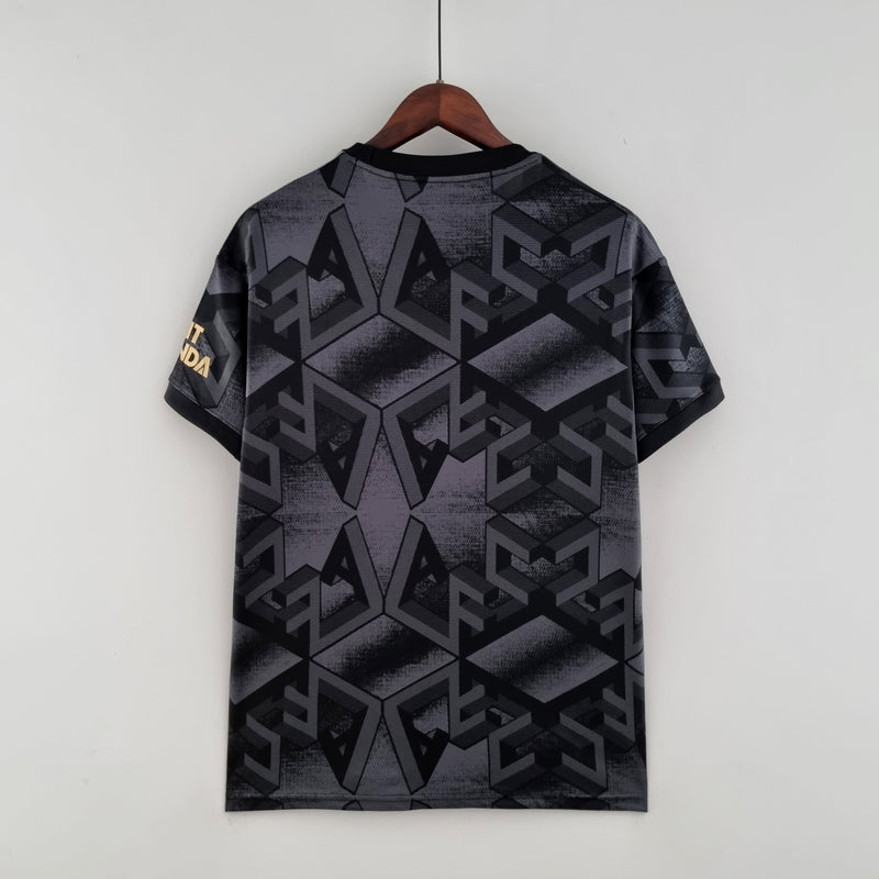 Camisa Arsenal Away 2022/23 - Adidas Torcedor Masculina - Preta/Dorada