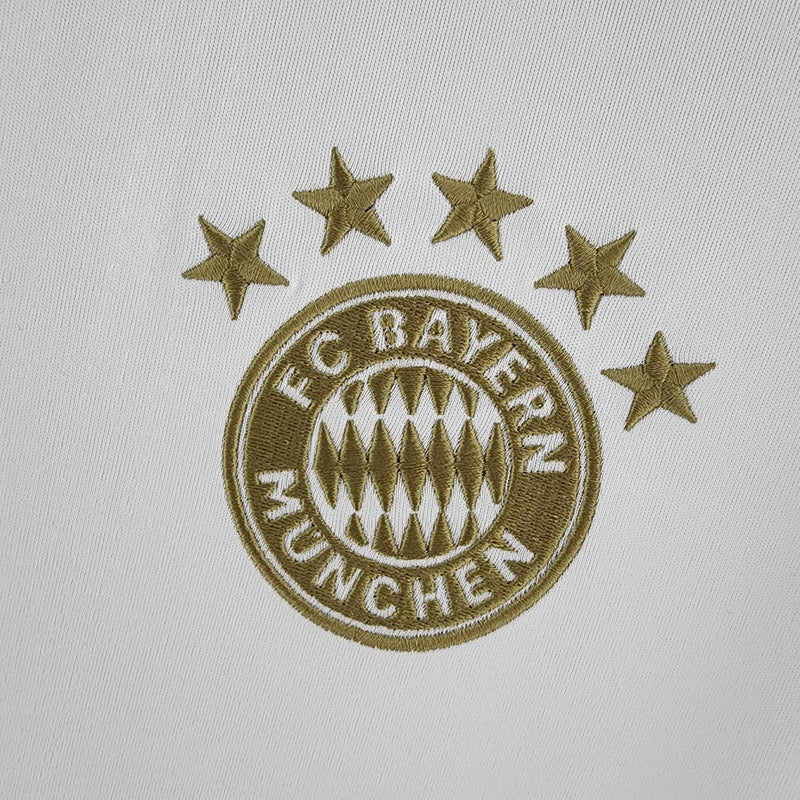 Camisa Bayern de Munique Away 2022/23 - Adidas Torcedor Masculina - Branca/Dorada