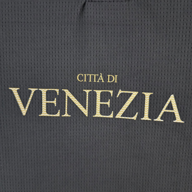 Camisa Venezia Home 2022/23 - Kappa Torcedor Masculina - Preta/Dorada