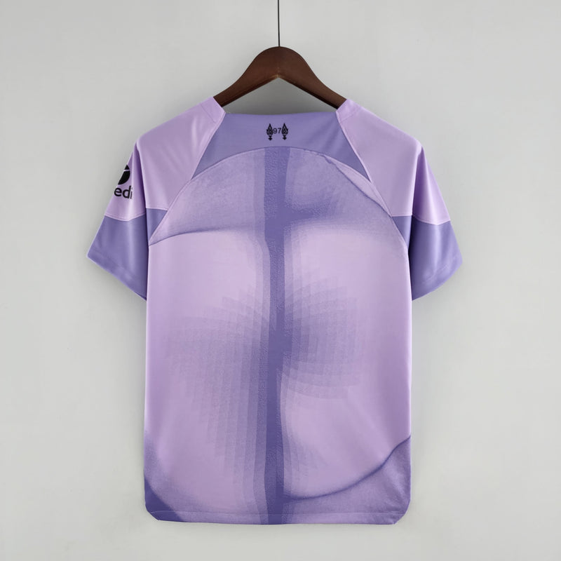 Camisa Liverpool Goleiro 2022/23 - Nike Torcedor Masculina - Roxa