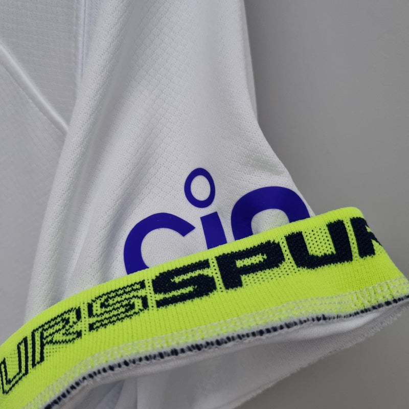 Camisa Tottenham Home 2022/23 - Nike Torcedor Masculina - Branca/Amarela Florecente