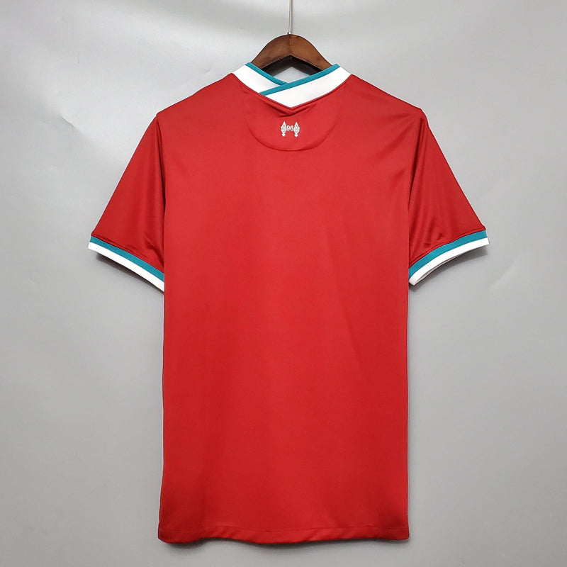 Camisa Liverpool Home 2020/21 - Nike Torcedor Masculina - Vermelha/Branca