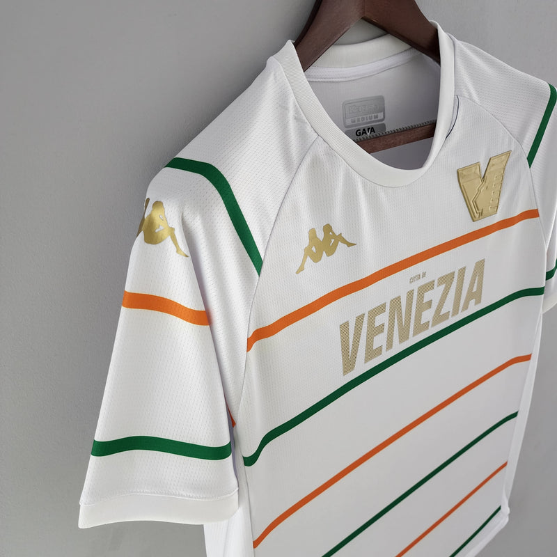 Camisa Venezia Away 2022/23 - Kappa Torcedor Masculina - Branca/Dorada