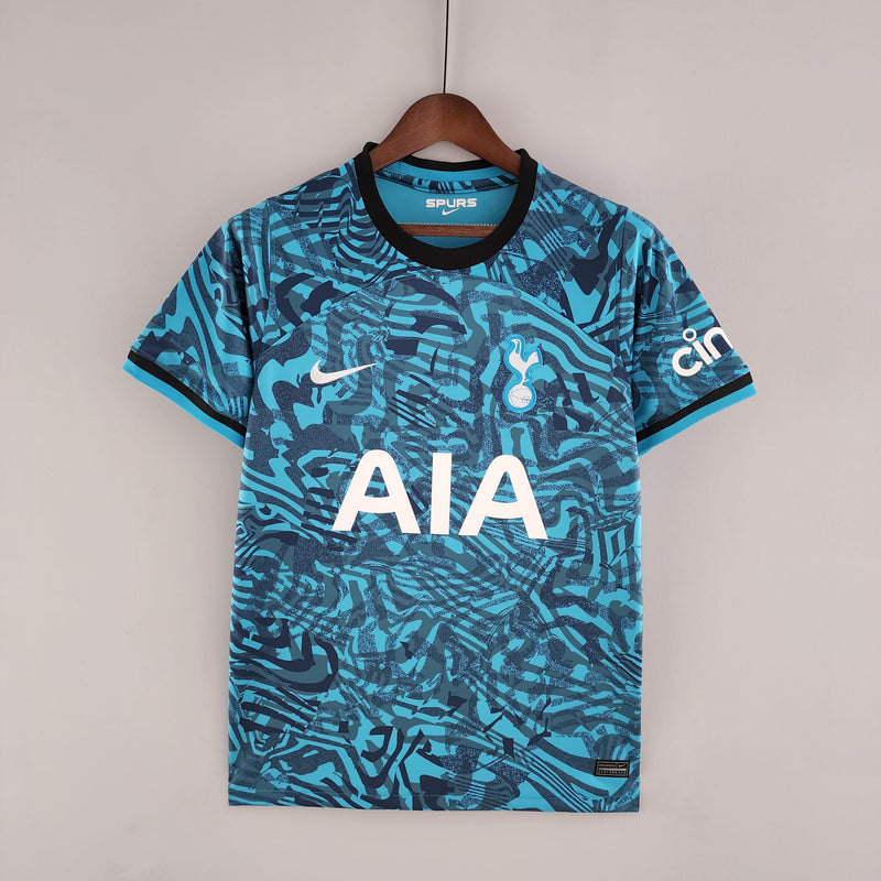 Camisa Tottenham Away 2022/23 - Nike Torcedor Masculina - Azul/Branca