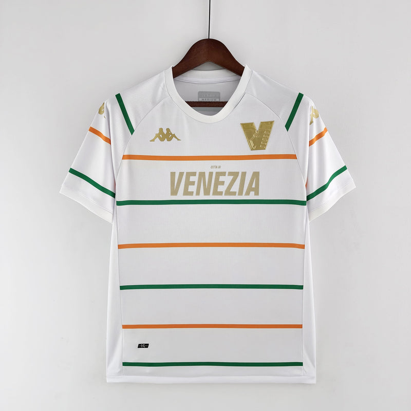Camisa Venezia Away 2022/23 - Kappa Torcedor Masculina - Branca/Dorada